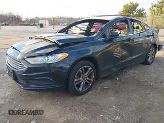 2018 Ford Fusion SE with VIN 3FA6P0HD3JR171412, listed as a IAAI auction lot 40834405 with Not Provided miles. Bid and sale history available at carsss.com. Image 2.