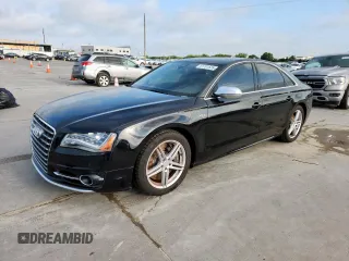 2013 Audi S8 с VIN WAUD2AFD6DN018102, выставлен на аукционе Copart как лот 61791535 с пробегом 140 751 миль миль и Чистый • Clean title. История ставок и продаж доступна на DreamBid. Изображение 1.