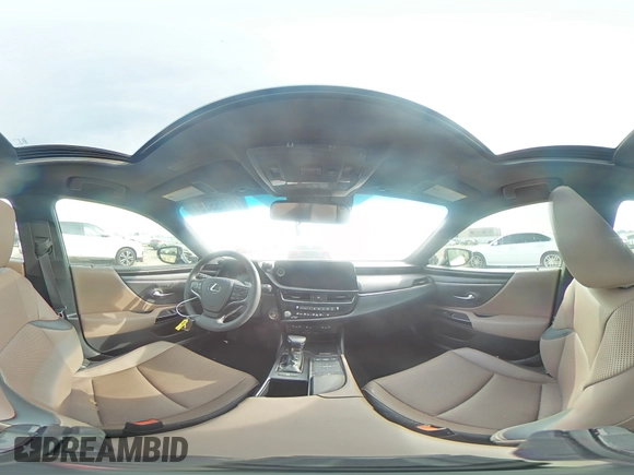 2022 Lexus ES 250 with VIN 58AD11D13NU009190, listed as a Copart auction lot 78155354 with 13,565 mi miles and Salvage title. Bid and sale history available at DreamBid. Image 13.
