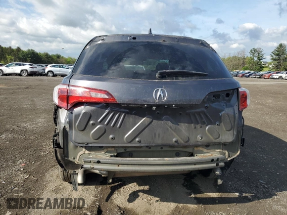 2016 Acura RDX Technology with VIN 5J8TB3H5XGL000509, listed as a Copart auction lot 54939205 with 197,746 mi miles and Salvage title. Bid and sale history available at DreamBid. Image 6.
