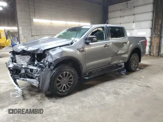 2021 Ford Ranger XL with VIN 1FTER4FH5MLD26185, listed as a Copart auction lot 58040675 with 27,541 mi miles and Salvage title. Bid and sale history available at DreamBid. Image 1.