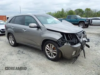 2014 Kia Sorento SX with VIN 5XYKWDA79EG440486, listed as a IAAI auction lot 41918486 with 167,288 mi miles and . Bid and sale history available at DreamBid. Image 1.