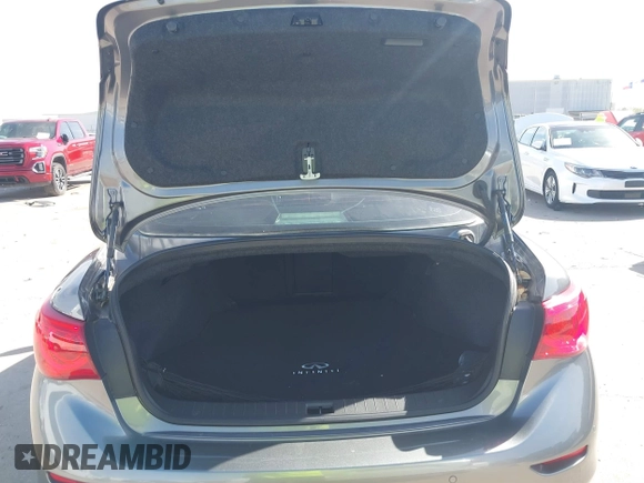 2015 Infiniti Q50 Premium with VIN JN1BV7AP8FM331055, listed as a IAAI auction lot 41828967 with 110,683 mi miles. Bid and sale history available at carsss.com. Image 17.