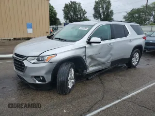 2021 Chevrolet Traverse LT Cloth with VIN 1GNERGKW4MJ200327, listed as a Copart auction lot 62613294 with 74,233 mi miles and Salvage Title. Bid and sale history available at carsss.com. Image 1.
