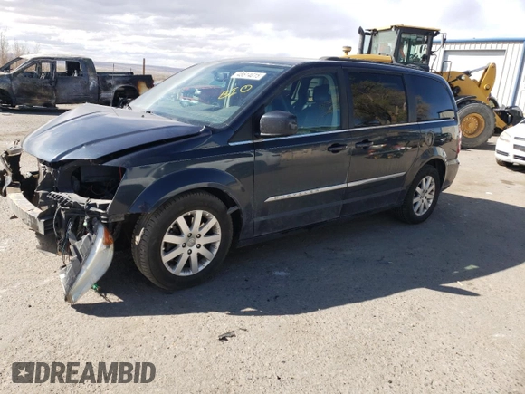 2014 Chrysler Town & Country Touring with VIN 2C4RC1BG6ER382191, listed as a Copart auction lot 48514615 with 201,820 mi miles and Salvage Title. Bid and sale history available at carsss.com. Image 1.