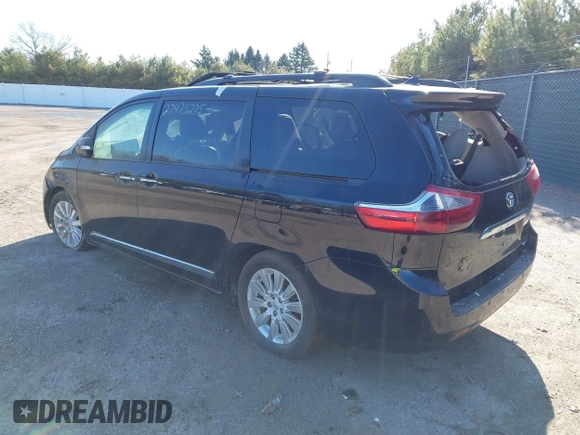 2015 Toyota Sienna XLE with VIN 5TDYK3DC2FS569246, listed as a IAAI auction lot 27475275 with 49,089 mi miles. Bid and sale history available at carsss.com. Image 3.