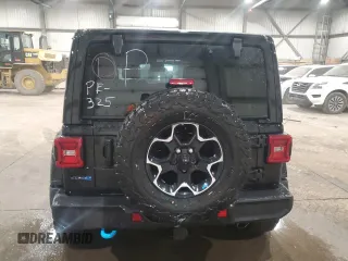 2022 Jeep Wrangler Unlimited Rubicon with VIN 1C4JJXR68NW259728, listed as a Copart auction lot 54884685 with 87,262 mi miles and Clean title. Bid and sale history available at DreamBid. Image 6.