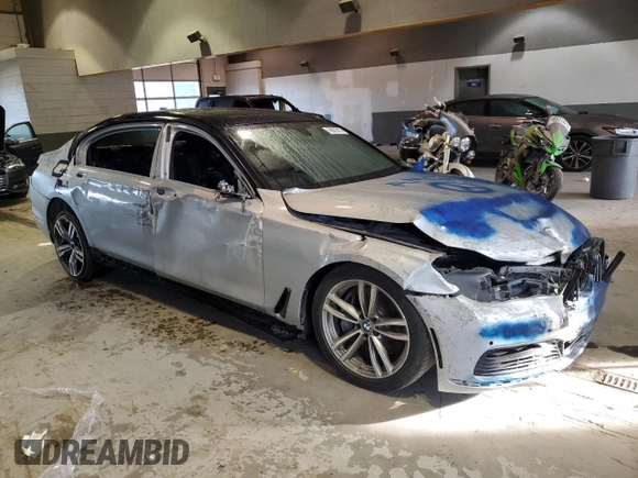 2018 BMW 7 Series ALPINA B7 xDrive with VIN WBA7F2C57JG424068, listed as a Copart auction lot 76933313 with 0 mi miles. Bid and sale history available at carsss.com. Image 4.