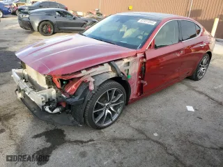 2019 Genesis G70 2.0T Advanced with VIN KMTG44LA0KU031664, listed as a Copart auction lot 82331044 with 34,932 mi miles and Salvage Title. Bid and sale history available at carsss.com. Image 1.