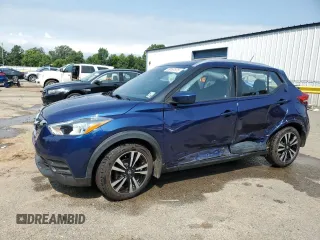 2018 Nissan Kicks SV with VIN 3N1CP5CU4JL508578, listed as a Copart auction lot 59167575 with 63,246 mi miles and Salvage title. Bid and sale history available at DreamBid. Image 1.