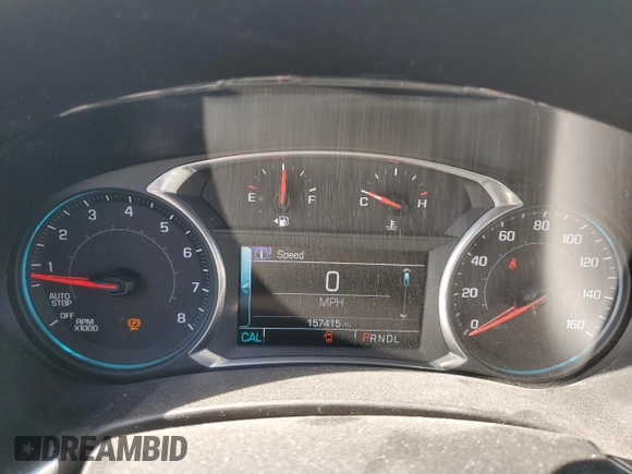 2018 Chevrolet Equinox LT with VIN 3GNAXJEV1JL100727, listed as a Copart auction lot 51976995 with 157,415 mi miles and Salvage Title. Bid and sale history available at carsss.com. Image 9.