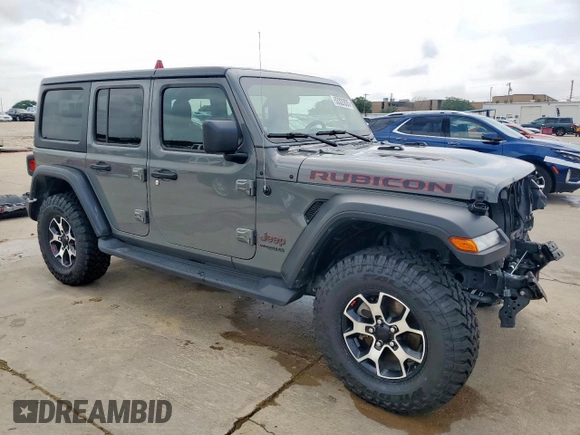 2021 Jeep Wrangler Unlimited Rubicon с VIN 1C4HJXFN9MW792972, выставлен на аукционе Copart как лот 53322835 с пробегом 32 203 миль миль и Списание • Salvage title. История ставок и продаж доступна на DreamBid. Изображение 4.