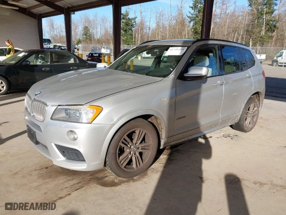 2011 BMW X3 28i with VIN 5UXWX5C58BL709561, listed as a IAAI auction lot 41741294 with 138,231 mi miles. Bid and sale history available at carsss.com. Image 2.
