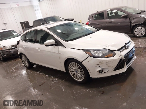 2014 Ford Focus Titanium with VIN 1FADP3N27EL110287, listed as a IAAI auction lot 42210697 with 107,741 mi miles and . Bid and sale history available at DreamBid. Image 1.