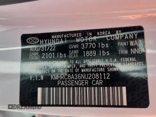 2022 Hyundai Venue Limited with VIN KMHRC8A36NU208112, listed as a Copart auction lot 61246415 with 34,363 mi miles and Non repairable. Bid and sale history available at DreamBid. Image 13.