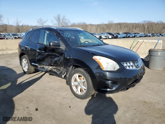 2011 Nissan Rogue SV with VIN JN8AS5MV6BW689841, listed as a Copart auction lot 48770855 with 164,515 mi miles and Salvage Title. Bid and sale history available at carsss.com. Image 4.