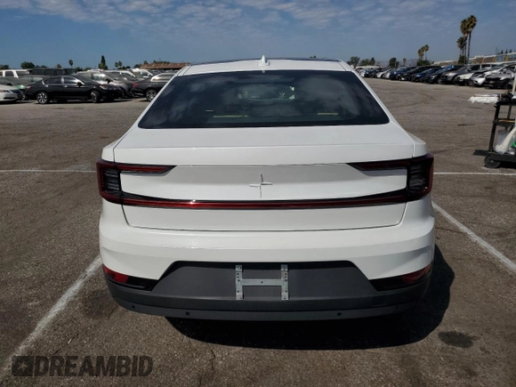 2021 Polestar 2 Launch Edition with VIN LPSED3KA9ML027163, listed as a Copart auction lot 70563394 with 0 mi miles and Salvage Title. Bid and sale history available at carsss.com. Image 6.