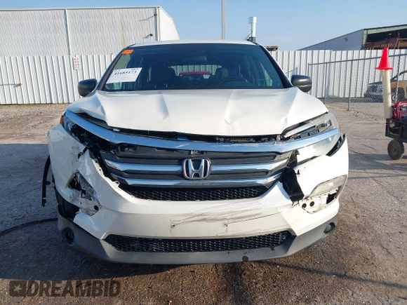2016 Honda Pilot LX with VIN 5FNYF5H13GB016698, listed as a IAAI auction lot 41685173 with 188,001 mi miles and . Bid and sale history available at DreamBid. Image 13.