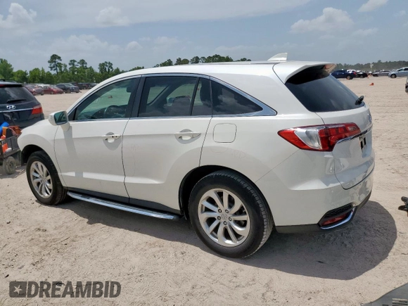 2016 Acura RDX Technology with VIN 5J8TB3H50GL007338, listed as a Copart auction lot 61200745 with 155,012 mi miles and Salvage title. Bid and sale history available at DreamBid. Image 2.