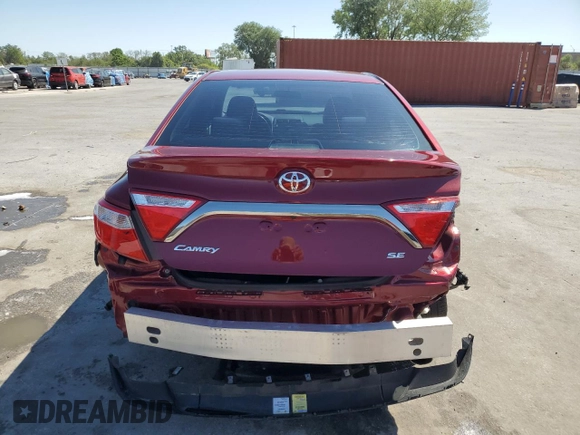 2016 Toyota Camry XLE with VIN 4T1BF1FKXGU601372, listed as a Copart auction lot 48570645 with 49,612 mi miles and Salvage Title. Bid and sale history available at carsss.com. Image 6.