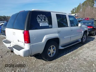 2000 Cadillac Escalade z VIN 1GYEK13R1YR115692, wystawiony jako IAAI lot #41300434 z przebiegiem 431 564 mil mil oraz . Historia ofert i sprzedaży dostępna na DreamBid. Obrazek 4.