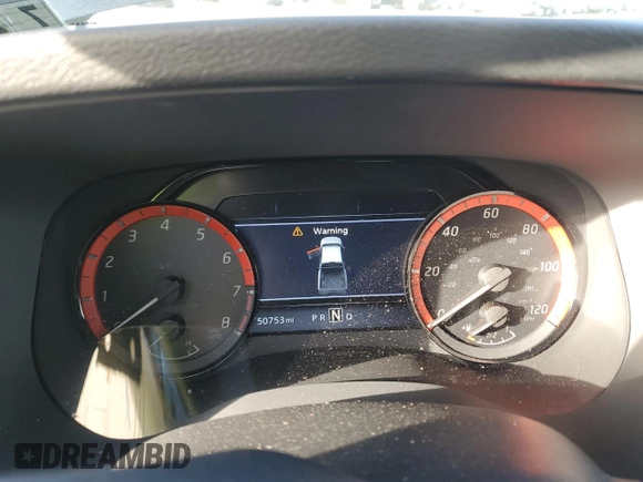 2022 Nissan Frontier Pro-4X z VIN 1N6ED1EK4NN686366, wystawiony jako Copart lot #46265815 z przebiegiem 50 753 mil mil oraz Szkoda całkowita • Salvage title. Historia ofert i sprzedaży dostępna na DreamBid. Obrazek 9.