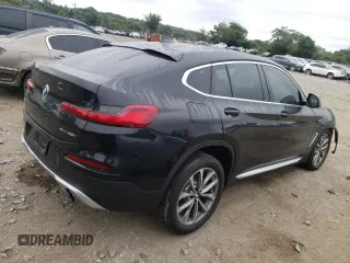 2019 BMW X4 xDrive30i with VIN 5UXUJ3C51KLG52927, listed as a Copart auction lot 65533883 with 53,056 mi miles. Bid and sale history available at carsss.com. Image 3.
