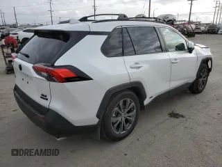 2024 Toyota RAV4 Hybrid XLE Premium with VIN JTMB6RFV3RJ059534, listed as a Copart auction lot 54611825 with 6,319 mi miles and Salvage Title. Bid and sale history available at carsss.com. Image 3.