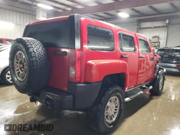 2006 Hummer H3 with VIN 5GTDN136768284402, listed as a Copart auction lot 48253275 with 247,733 mi miles and Salvage Title. Bid and sale history available at carsss.com. Image 3.