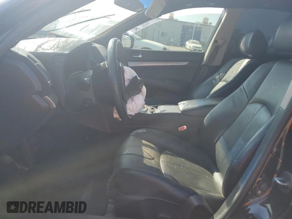 2013 Infiniti G37 x with VIN JN1CV6AR7DM357420, listed as a Copart auction lot 46552985 with Not Provided miles and Salvage Title. Bid and sale history available at DreamBid. Image 7.