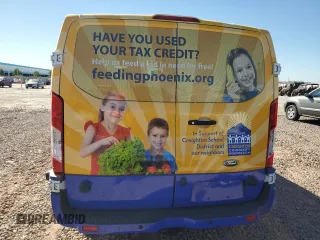 2018 Ford Transit Passenger XL with VIN 1FBZX2YM8JKB06129, listed as a Copart auction lot 76334434 with 41,550 mi miles and Salvage Title. Bid and sale history available at DreamBid. Image 6.