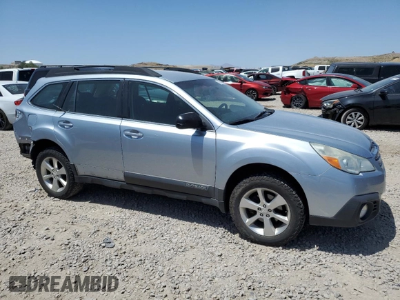 2014 Subaru Outback 2.5i with VIN 4S4BRCAC7E3272944, listed as a Copart auction lot 61164435 with 117,391 mi miles and Salvage title. Bid and sale history available at DreamBid. Image 4.