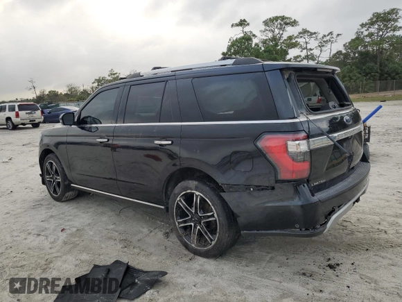 2019 Ford Expedition Limited with VIN 1FMJU1KT2KEA87746, listed as a Copart auction lot 79341394 with 0 mi miles and Non Repairable. Bid and sale history available at carsss.com. Image 2.