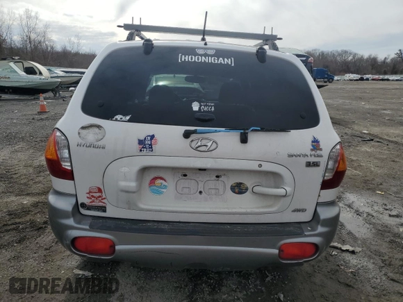 2004 Hyundai Santa Fe GLS with VIN KM8SC73E44U832855, listed as a Copart auction lot 46300455 with 89,357 mi miles and Clean Title. Bid and sale history available at carsss.com. Image 6.