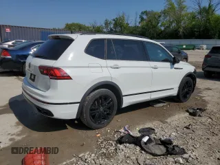 2022 Volkswagen Tiguan SE R-Line Black с VIN 3VVCB7AX8NM007554, выставлен на аукционе Copart как лот 59769555 с пробегом 65 679 миль миль и Списание • Salvage title. История ставок и продаж доступна на DreamBid. Изображение 3.