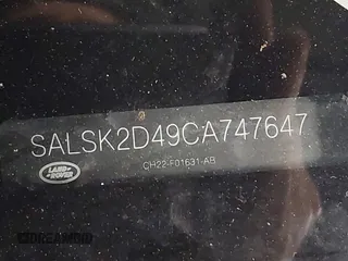 2012 Land Rover Range Rover Sport HSE Lux with VIN SALSK2D49CA747647, listed as a IAAI auction lot 41722974 with 92,560 mi miles and . Bid and sale history available at DreamBid. Image 17.