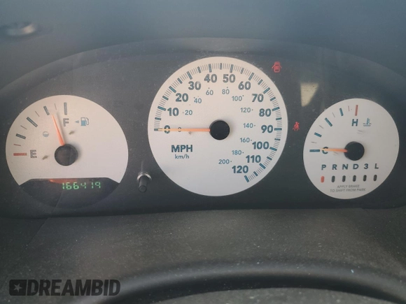 2005 Dodge Caravan SE with VIN 1D4GP25B75B227281, listed as a Copart auction lot 54076975 with 166,419 mi miles and Salvage title. Bid and sale history available at DreamBid. Image 9.