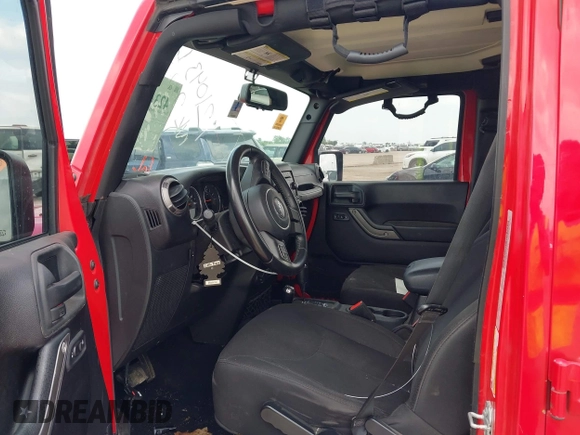 2015 Jeep Wrangler Unlimited Sport with VIN 1C4HJWDGXFL575918, listed as a IAAI auction lot 42349494 with Not provided miles and . Bid and sale history available at DreamBid. Image 5.