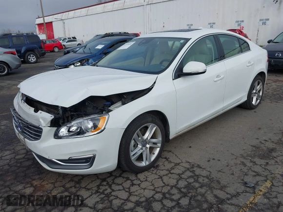 2015 Volvo S60 T5 Drive-E Premier with VIN YV126MFK4F2349564, listed as a IAAI auction lot 41711836 with 59,897 mi miles. Bid and sale history available at carsss.com. Image 17.