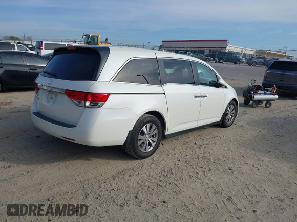 2016 Honda Odyssey EX-L z VIN 5FNRL5H60GB011001, wystawiony jako IAAI lot #41897958 z przebiegiem 126 133 mil mil oraz . Historia ofert i sprzedaży dostępna na DreamBid. Obrazek 4.