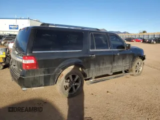 2015 Ford Expedition Max Platinum with VIN 1FMJK1MT5FEF01675, listed as a Copart auction lot 43652355 with 159,697 mi miles and Salvage title. Bid and sale history available at DreamBid. Image 3.