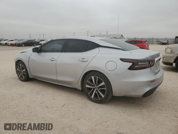 2020 Nissan Maxima SV with VIN 1N4AA6CV2LC378115, listed as a Copart auction lot 42349715 with 0 mi miles and Salvage Title. Bid and sale history available at carsss.com. Image 2.