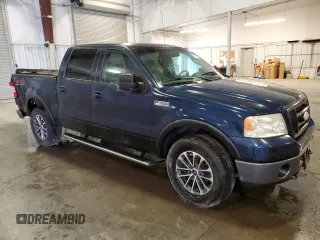 2006 Ford F-150 XLT with VIN 1FTPW14596FA25798, listed as a Copart auction lot 62671295 with 135,903 mi miles and Salvage title. Bid and sale history available at DreamBid. Image 4.