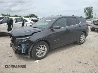 2023 Chevrolet Equinox LT с VIN 3GNAXKEG3PS178576, выставлен на аукционе Copart как лот 61261975 с пробегом 23 984 миль миль и Списание • Salvage title. История ставок и продаж доступна на DreamBid. Изображение 1.