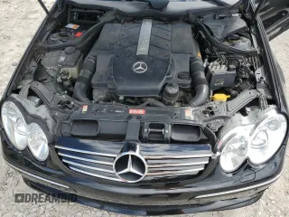 2005 Mercedes-Benz CLK 500 with VIN WDBTK75G45T035778, listed as a Copart auction lot 51510295 with 44,100 mi miles and Salvage title. Bid and sale history available at DreamBid. Image 11.