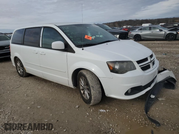 2014 Dodge Grand Caravan R/T with VIN 2C4RDGEG6ER337828, listed as a Copart auction lot 85420194 with 113,856 mi miles and Salvage Title. Bid and sale history available at DreamBid. Image 4.