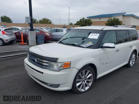 2010 Ford Flex Limited w/Ecoboost with VIN 2FMHK6DT0ABB36614, listed as a IAAI auction lot 42032803 with 137,200 mi miles. Bid and sale history available at carsss.com. Image 2.