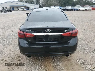 2020 Infiniti Q50 Luxe z VIN JN1EV7AR2LM252670, wystawiony jako Copart lot #45817375 z przebiegiem 69 305 mil mil oraz Szkoda całkowita • Salvage title. Historia ofert i sprzedaży dostępna na DreamBid. Obrazek 6.