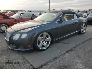 2013 Bentley Continental GT with VIN SCBGR3ZA6DC080610, listed as a Copart auction lot 74080524 with Not Provided miles and Salvage Title. Bid and sale history available at DreamBid. Image 1.