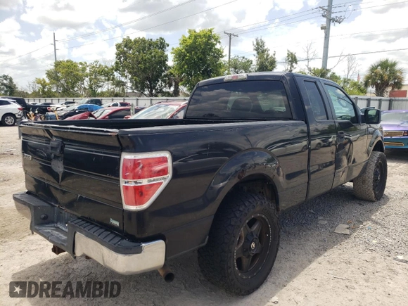 2010 Ford F-150 XL with VIN 1FTFX1CV4AFB32857, listed as a Copart auction lot 65093544 with 124,659 mi miles and Clean Title. Bid and sale history available at carsss.com. Image 3.